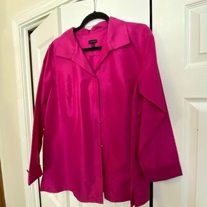 Talbots top/blouse. Size 16,Fuchsia color.